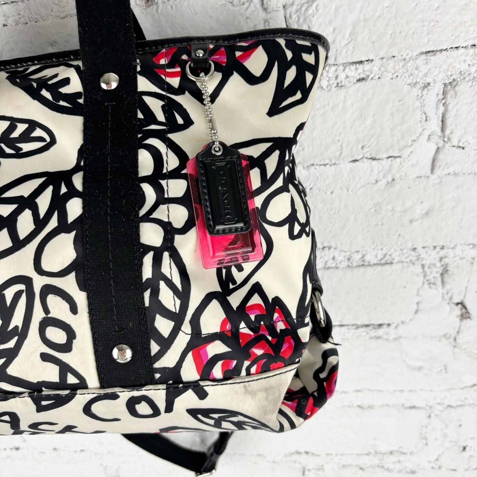Y2K-era Coach Poppy Daisy Floral Graffiti Crossbody Bag (ModelF16864). coach daisy graffiti products for sale | eBay main image 2
