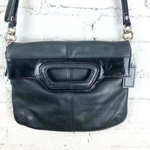 Coach Bonnie Leather Foldover Crossbody