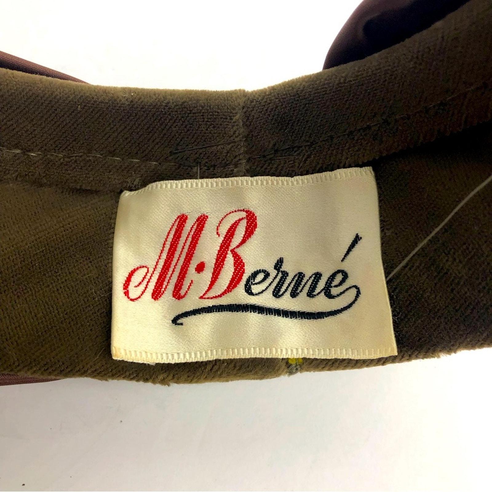 Vintage M. Berne Mink Fur Ribbed Satin Bow Headband Hat il_fullxfull.5473217124_f02i.jpg main image 3