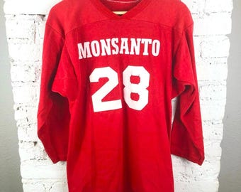 Vintage Monsanto Russel Athletic Jersey Shirt