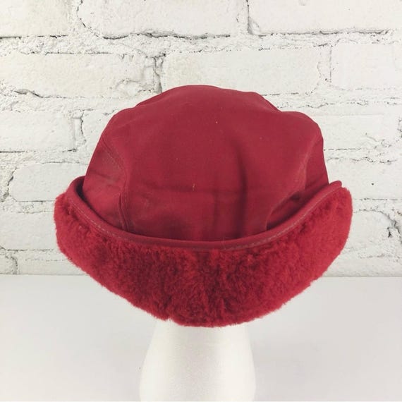 Vintage Amana AG Service CO OP Seed Feed Ear Flap Hat View 4