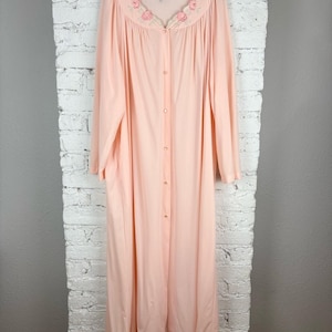 mock neck long sleeve mumu dress pink vintage V-Neck Fitted Maternity Maxi  PinkBlush 4 inches or 123 cm Momyknows Pink Floral Smocked Mermaid
