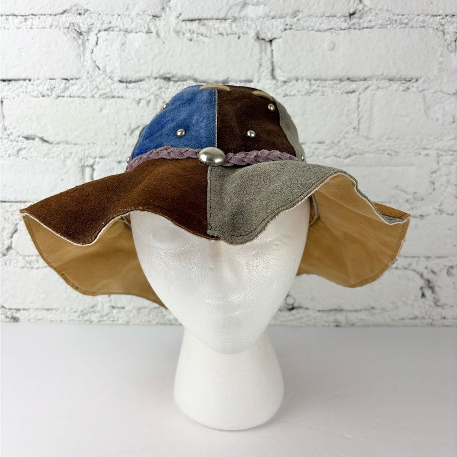 帽子 1970's vintage handmade patchwork hat 1970s Patchwork Hat - Etsy