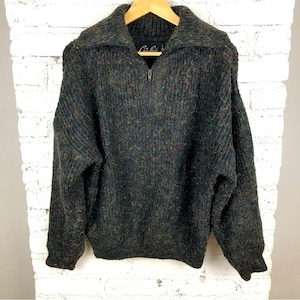 Pull multicolore en maille de style chic vintage
