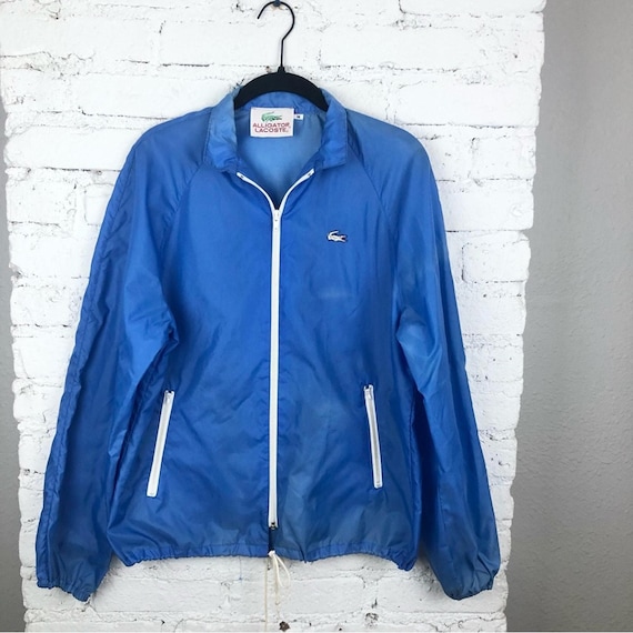 Vintage Alligator Lacoste Nylon Zip Up - Etsy