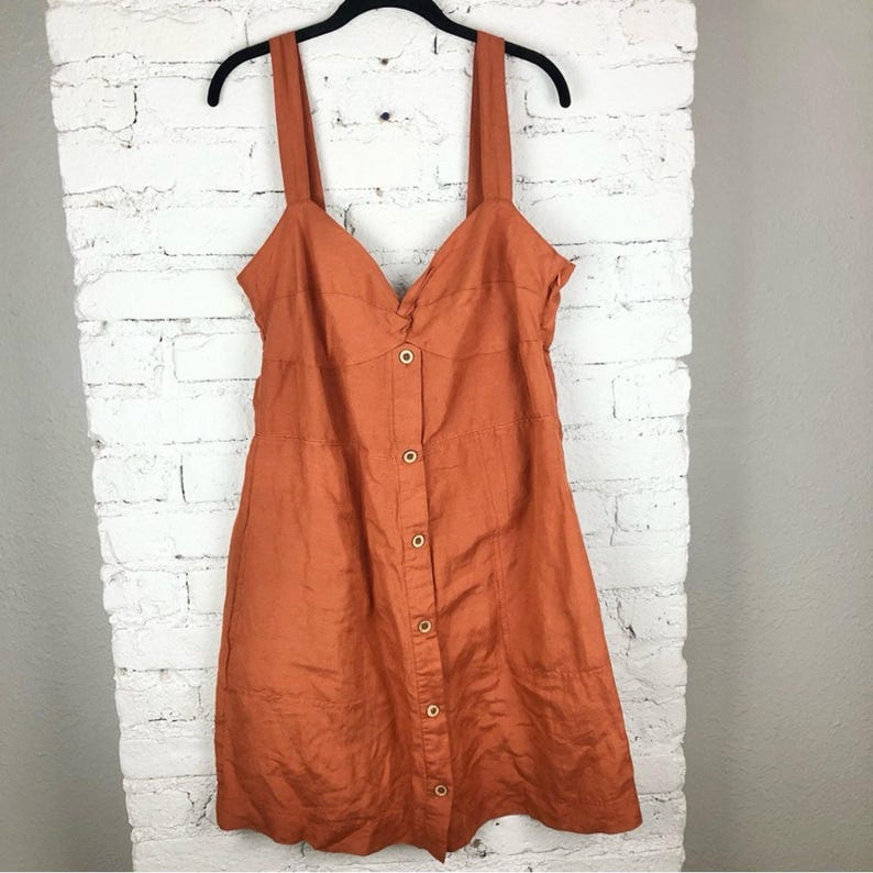 Anthropologie Maeve Twist Front Mini Dress image 1