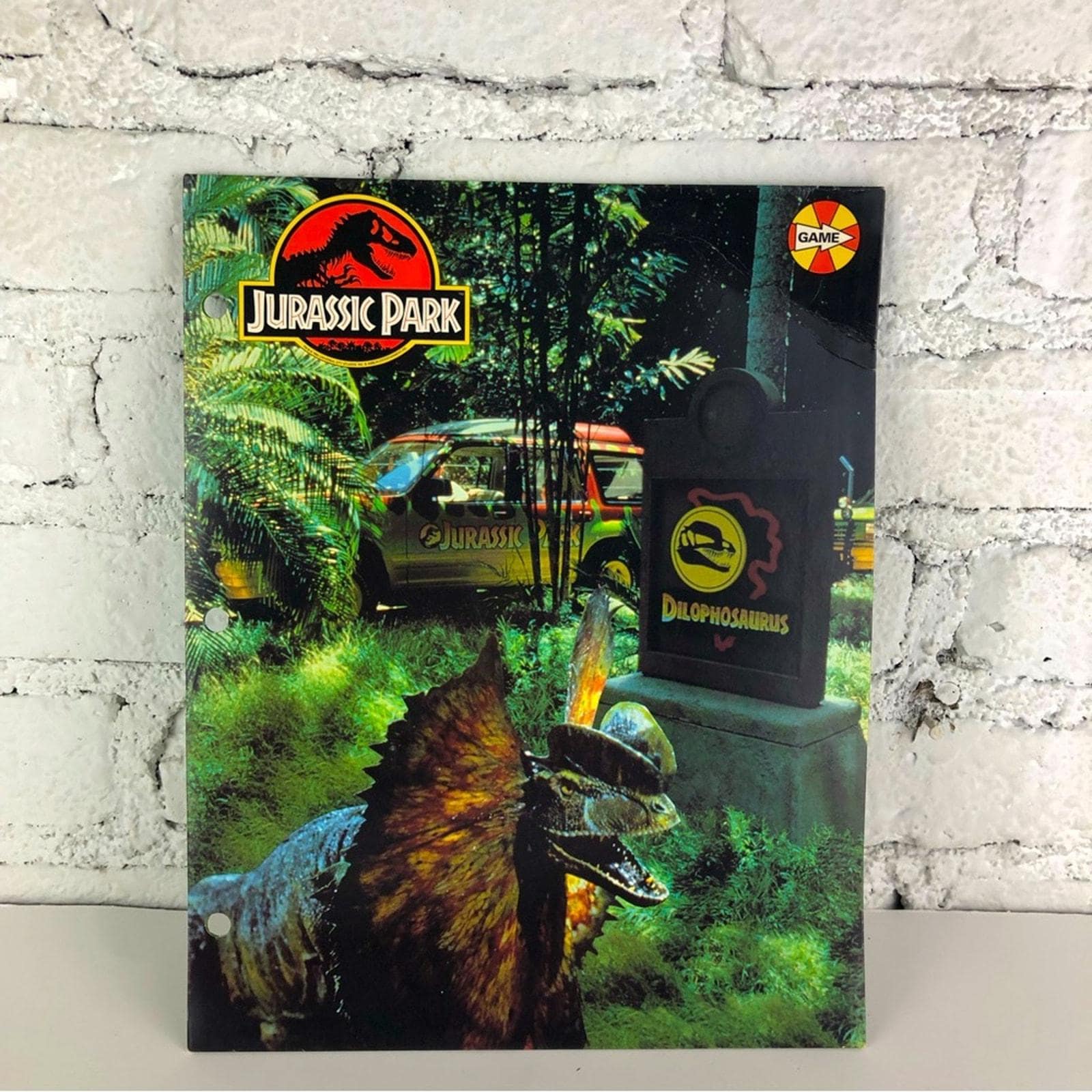Vintage Jurassic Park Folder