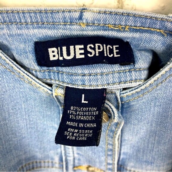 Vintage 90's Y2K Blue Spice Denim Jean Overall Dress
