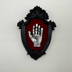 Palmistry hand gothic witchy framed wall art