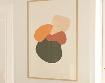 Modern Abstract Trendy Print, Large Bathroom Wall Art, Simplistic Modern Wall Decor, Home Art Decor, Contemporary Prints, Bedroom Wall Art