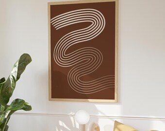 Geometric Abstract Boho Prints, Eclectic Posters, Large Wall Art, Modern Wall Art, Neutral Wall Art, Minimalist Wall Prints, Line Art Prints