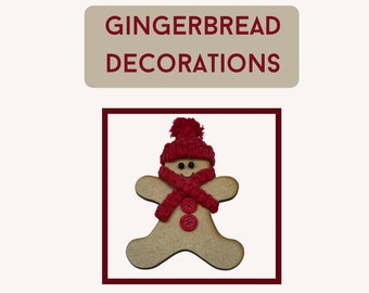 Gingerbread Person Christmas Tree Decoration