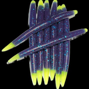 5&quot; Stick Köder *Junebug Chart-Spitze* (8 Stück)