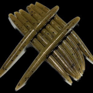 5&quot; Stick Bait *Green Pumpkin* (8pc)