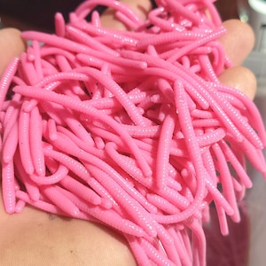 Trout worm *Tickle Pink* (20pc)