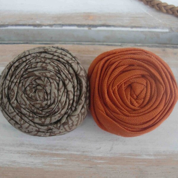 Pumpkin Spice rosette headband