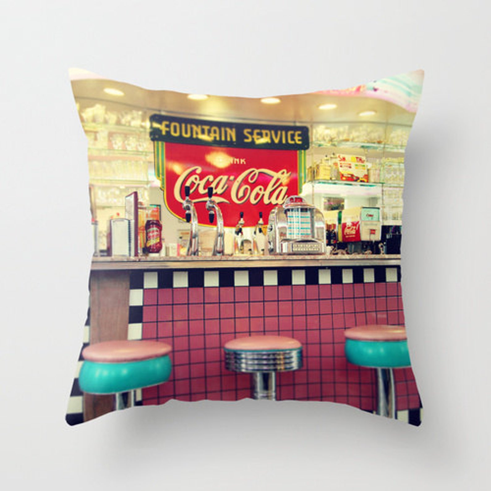 Retro Home Decor retro Diner Wall Art Soda Etsy