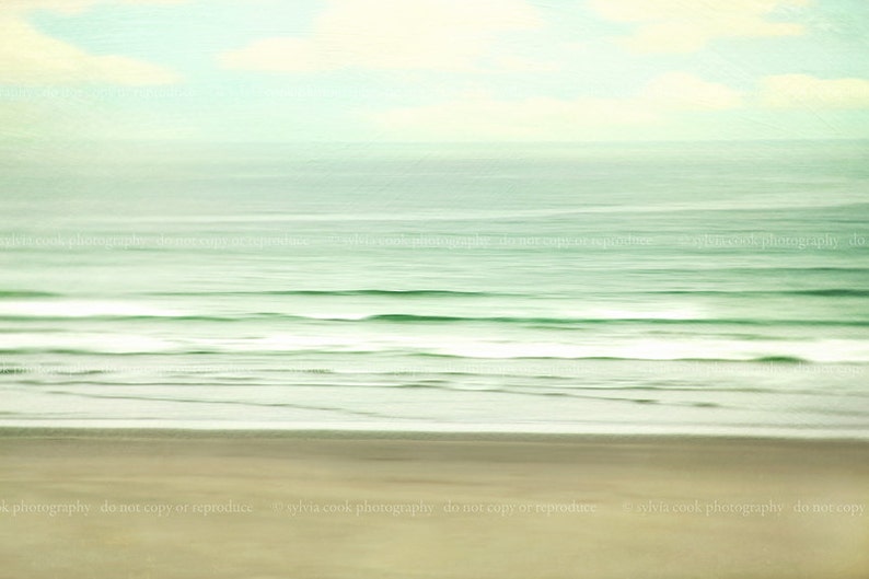 Ocean Shower Curtain Typography Quote Beach Aqua Home Etsy