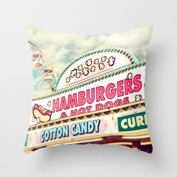 Carnival pillow18x18 or 22x22 Carnival summer Etsy