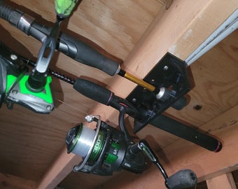 Fishing rods overhead holder /storage  for two rods