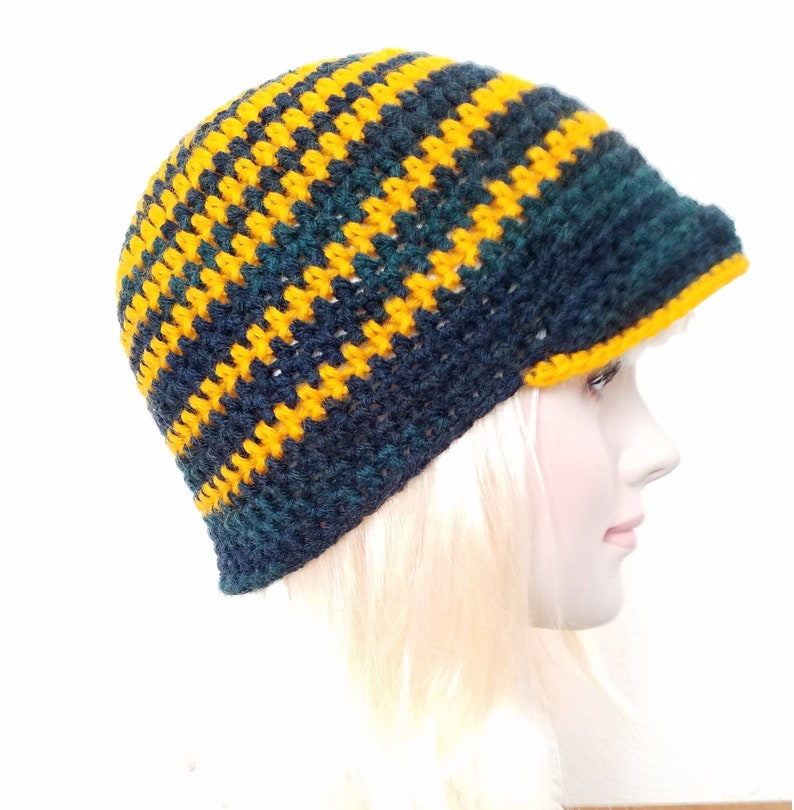 womens crochet newsboy hat