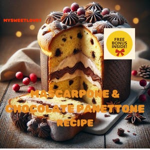 Receta de panettone relleno de chocolate y mascarpone / Fácil de preparar en casa, delicioso postre navideño, tradición italiana