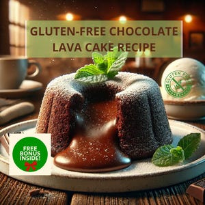 Ricetta della torta al cioccolato fondente fuso - Guida digitale - Dessert senza glutine facile per gli amanti del cioccolato e irresistibile Petit Gateau