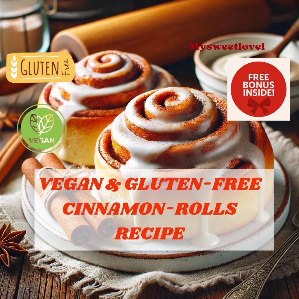 Gluten Free Vegan Cinnamon Rolls