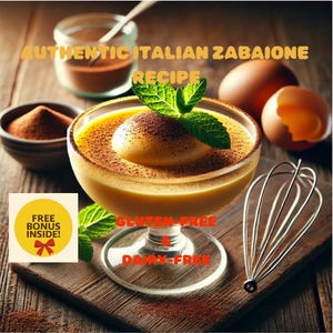 Zabaione – autentyczny włoski krem jajeczny z winem Marsala, kremowy sos deserowy do ciast i puddingów – przepis do druku