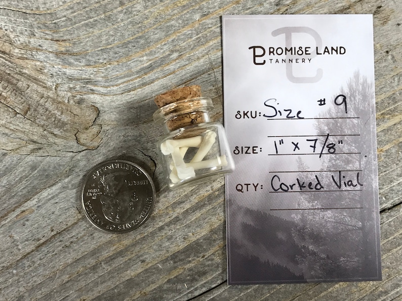 Empty Tiny Jar Size #9 Corked Glass Vial Stock No 1 x 78