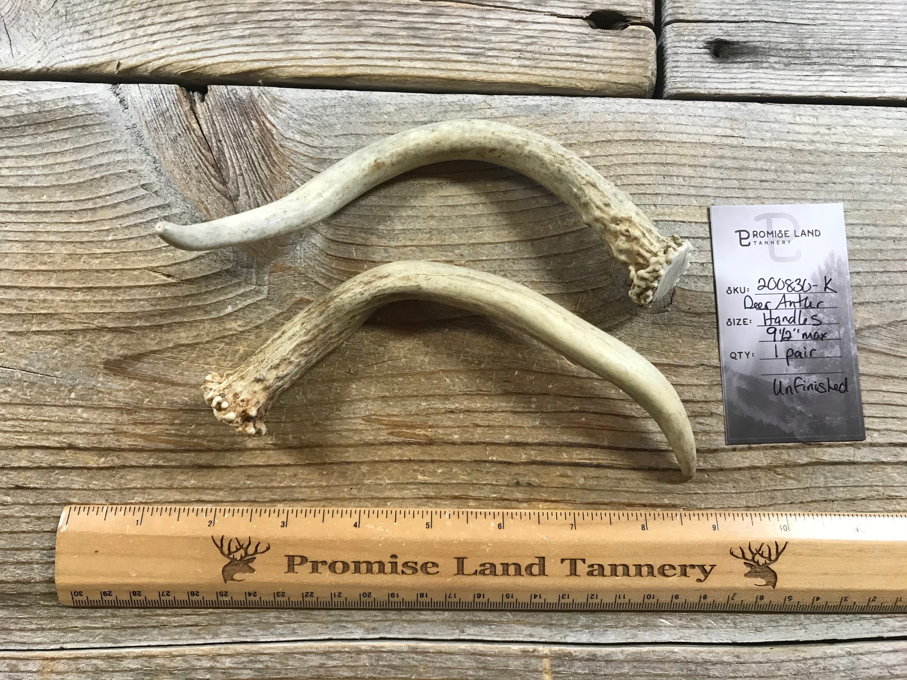 Pair of Deer Antlers for Handles Unfinished Spikes Etsy UK