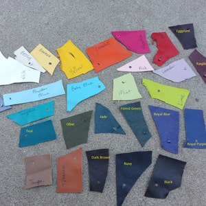 OVERSTOCK 40% off Lambskin Buckskin Your Choice of Color and Size Ultra Soft Thin Leather image 6