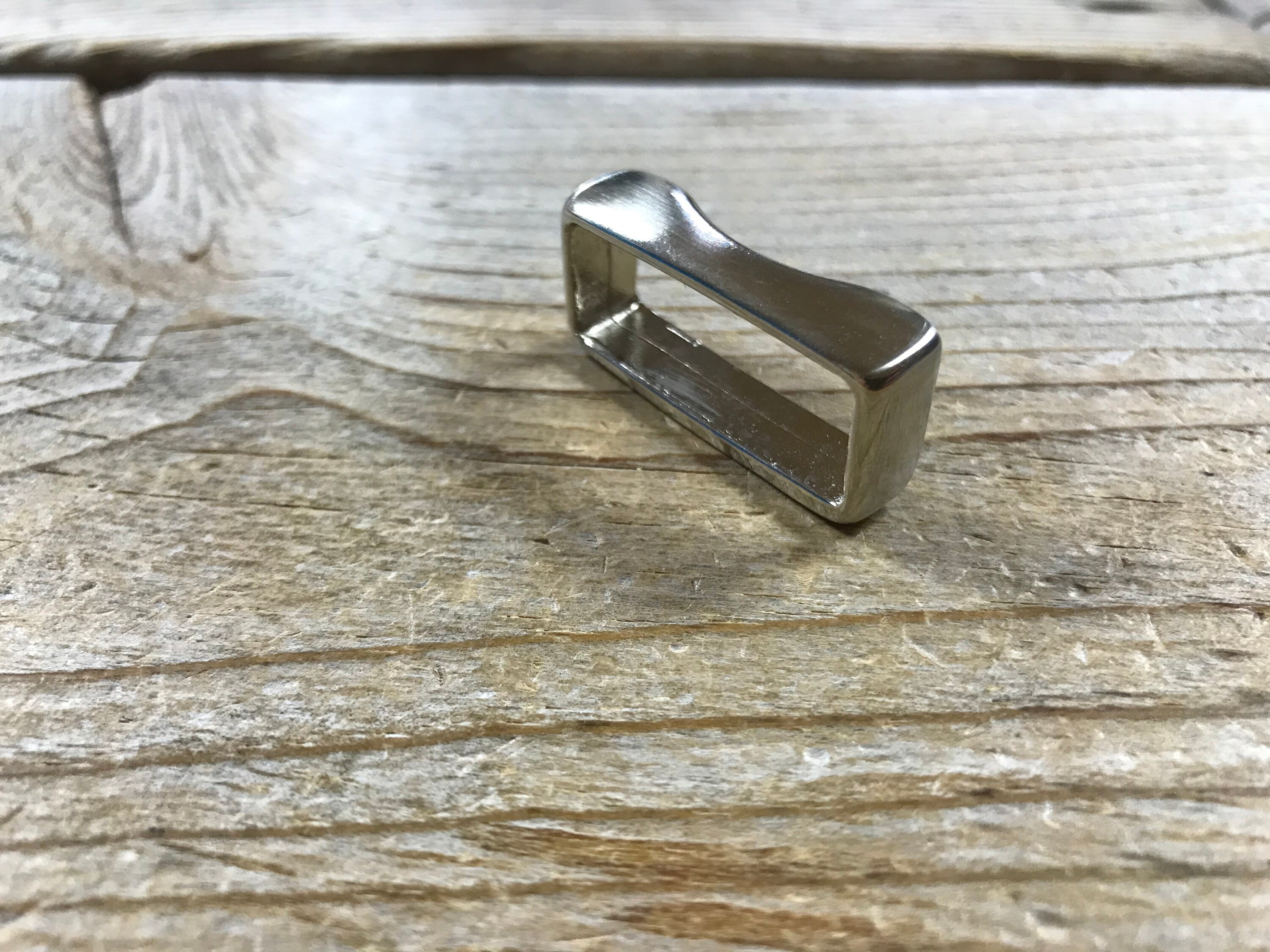 Stainless Steel Belt Keeper 1.25 Inch Belt Leather Hardware Etsy