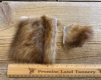 Pine Marten Hair on Hide Piece - Choice of Size - Stock No. FUR-96