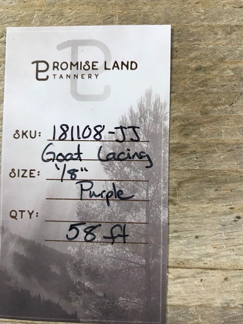 Purple 18 181108-JJ Bulk Lot of Goat Lace Lot No Hand Cut