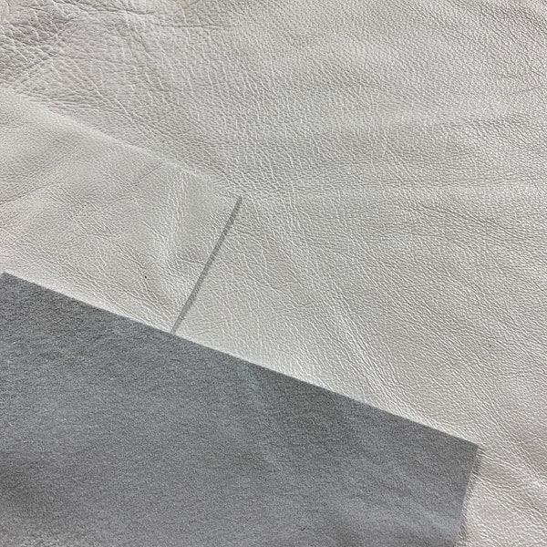 White Lambskin Buckskin - Your Choice of Size - Ultra Soft Thin Leather Stock