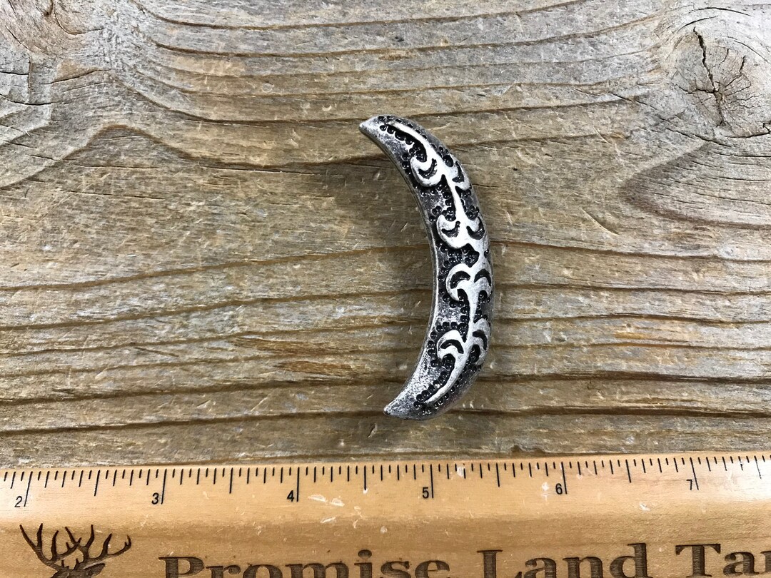 Pewter Finish Rivet Back Concho - Leather Hardware - Stock No. BUCKLE ...