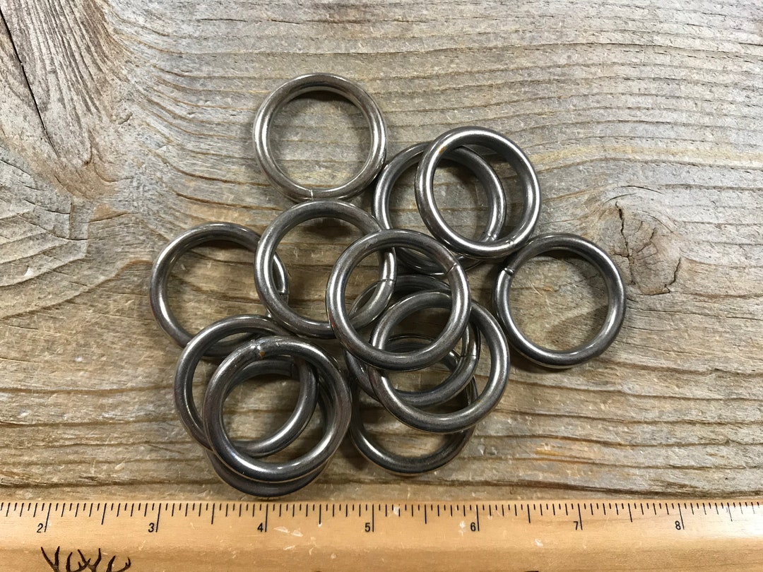 1 Inch Plated Steel Ring Welded - Leather Hardware - Stock No. BUCKLE ...