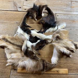 Lot of 2 Goat Hide Fur Pieces- Lot No. 240824-YYY