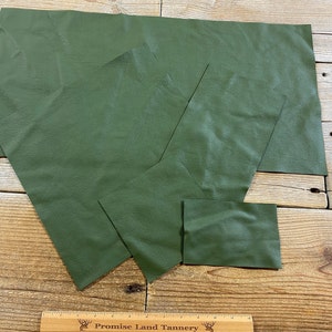 Quilted Leather - Green Hides