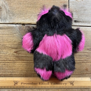Real Rabbit Fur Teddy Bear - 9 Inch Stuffed Animal - Deschutes