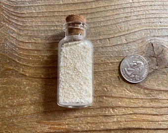 Bone Dust - Domestic Rabbit - Vial of 10g of Coarse Bone Dust - Stock No 1-701