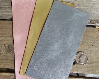 Pearl Lambskin Buckskin - Your Choice of Color and Size - Ultra Soft Thin Leather Stock