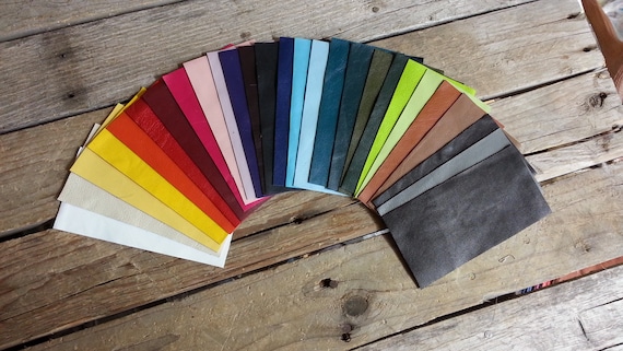 Lambskin Buckskin - Your Choice of Color and Size - Ultra Soft Thin Leather
