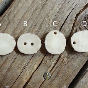 10 Pairs of Elk Antler Slices - Your Choice of Size and Style image 5