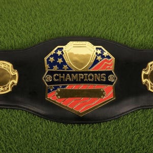 Customizable Wrestling Belt for Award Sports Events - Custom Championship Belt -Personalized Wrestling Belt- Gift for her