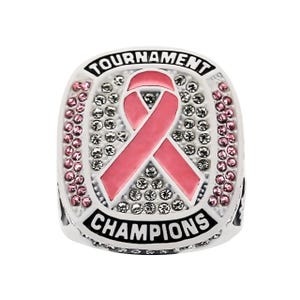 Fantasy Baseball Championship Ring: Zinc Alloy Football Ring, Size 11