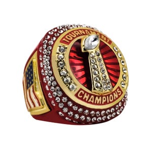 Best Seller Custom Fantasy Football  Championship Ring -Premium Championship Ring -Men&#39;s Trophy award jewelry,league champs