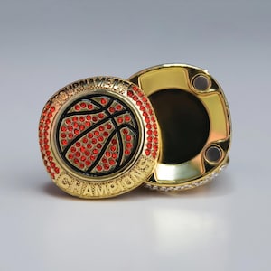 Customizable Basketball Championship Ring: Fantasy Sports Ring - Etsy