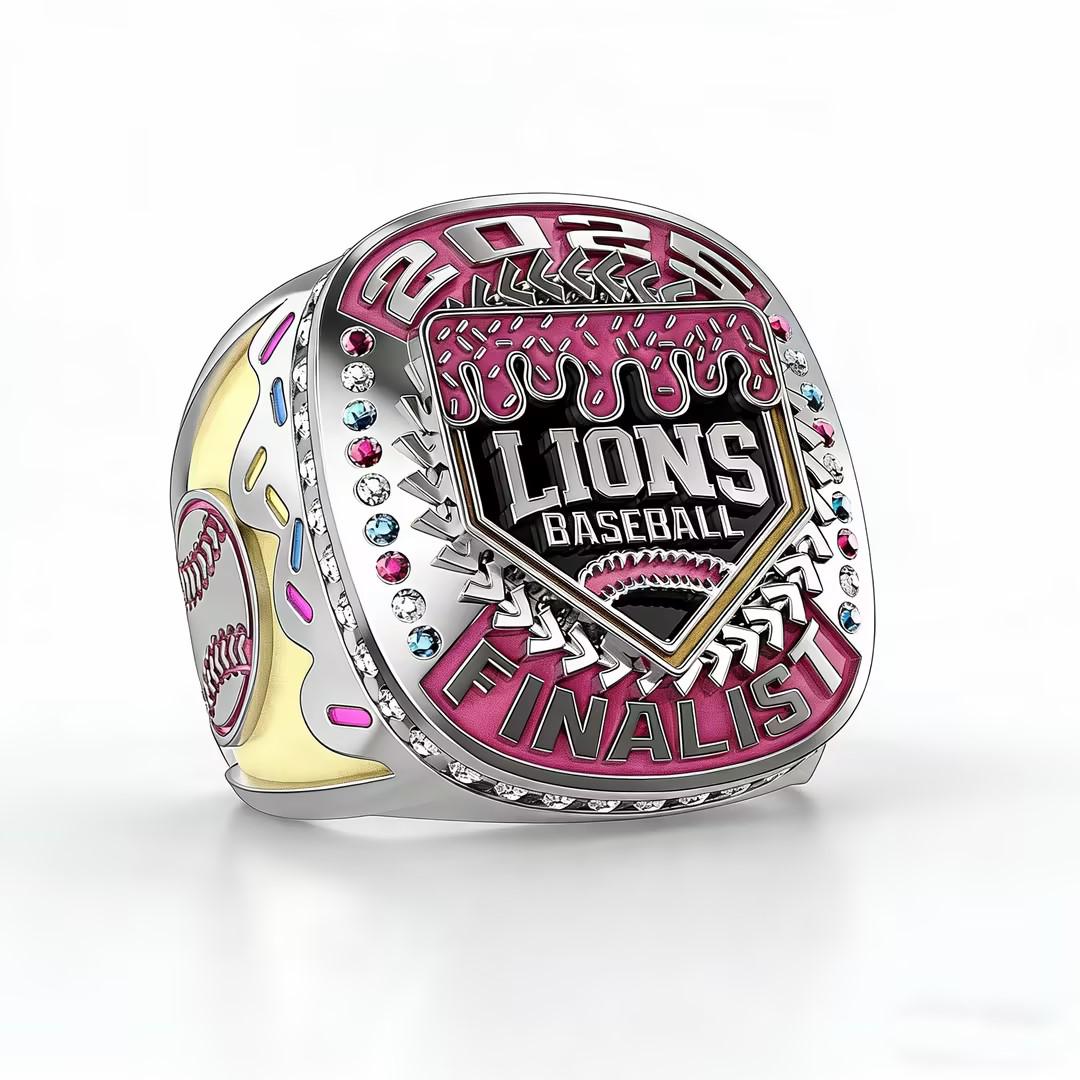 Customizable Championship Ring, Fantasy Baseball, Ice Cream Ring, Team ...